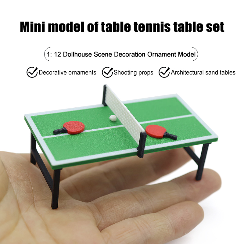 Table Tennis Reference - Muebles Deportivos en Miniatura para Casa