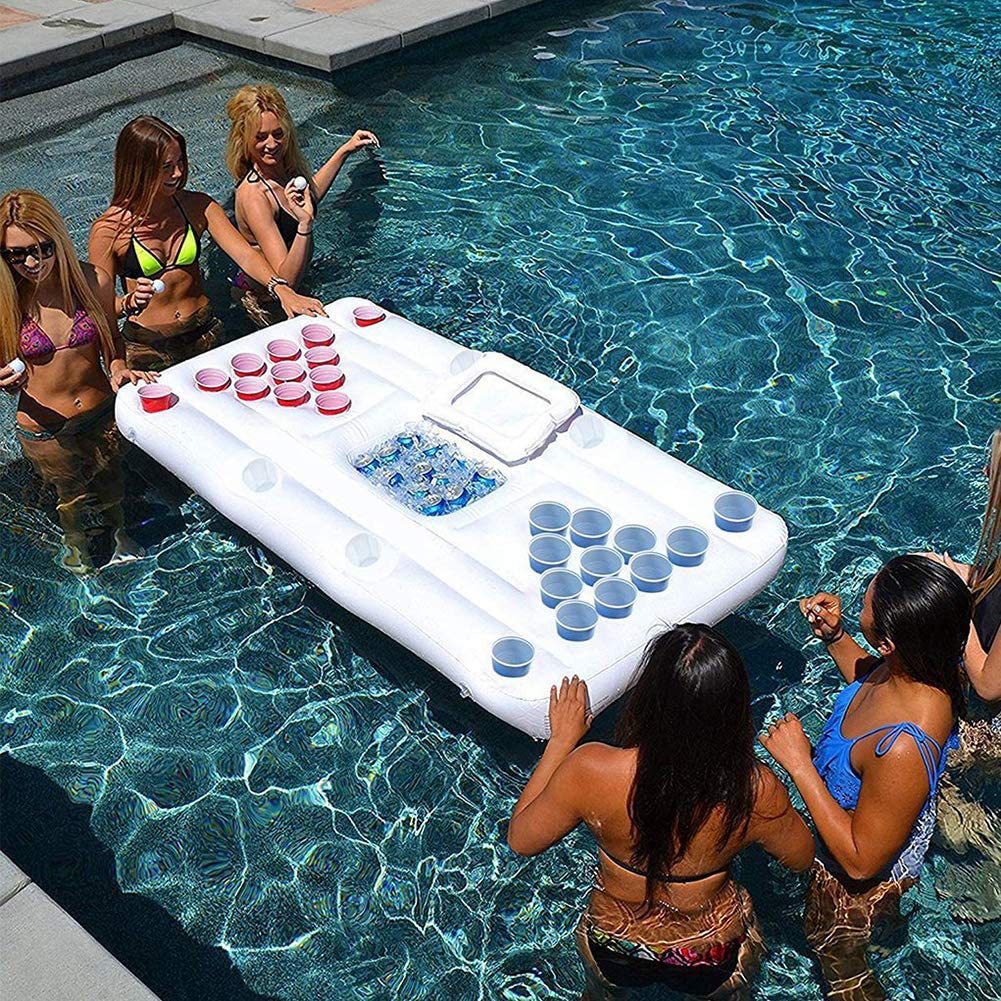 Table Tennis Games - Mesa de Juego Inflable para Piscina