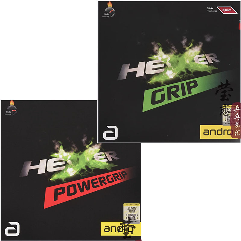 Andro HEXER GRIP goma de tenis - Table Tennis Games reseña y precio