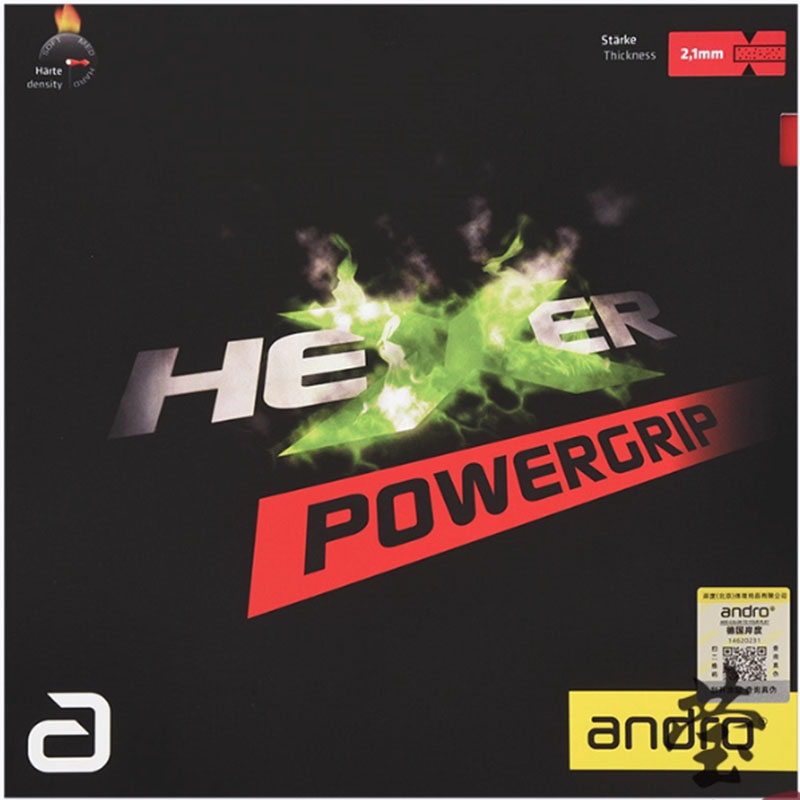 Andro HEXER GRIP goma de tenis - Table Tennis Games reseña y precio