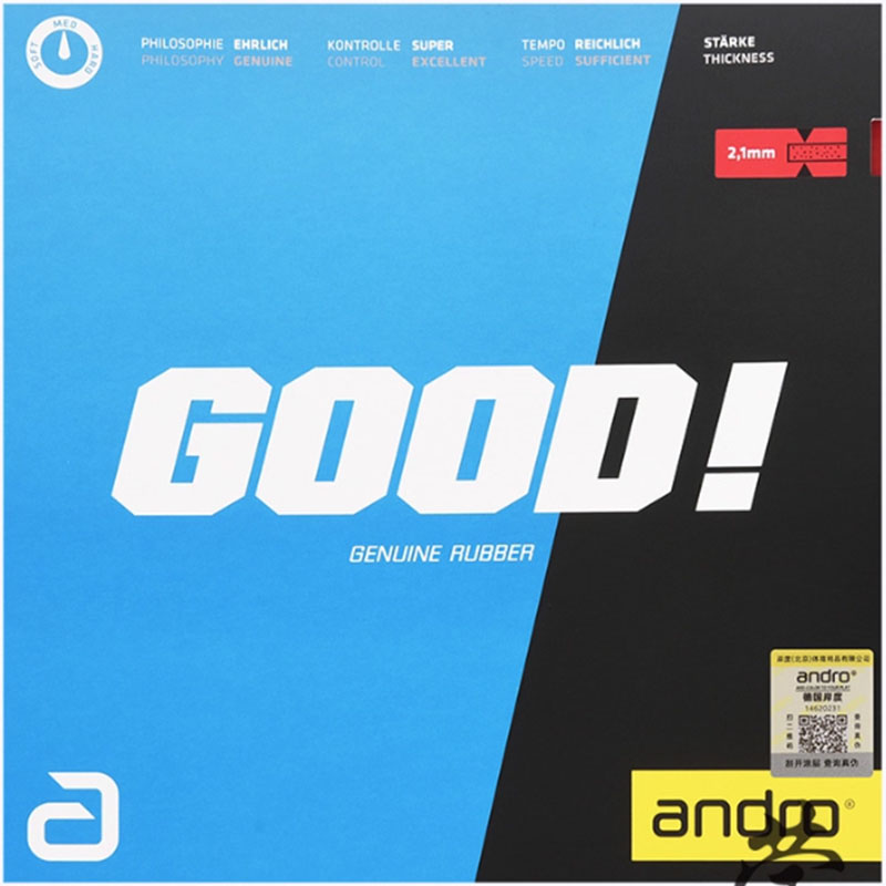 Andro GOOD goma de tenis de me - Table Tennis Games reseña y precio
